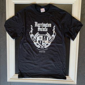 Black 2005 Harrington Saints Vintage T-shirt Fred Perry Traditional skinhead